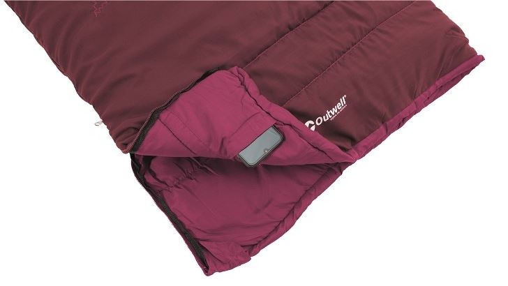 Παιδικός Υπνόσακος Outwell Champ Kids Μπορντό - 2024 | www.lightgear.gr
