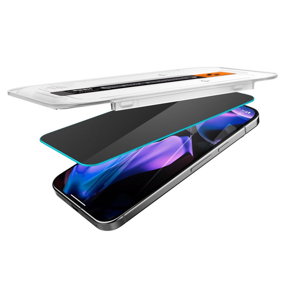 Tempered Glass Privacy HD Spigen Glas.TR "Ez Fit" για Google Pixel 9 / 9 Pro 2τεμ | www.lightgear.gr