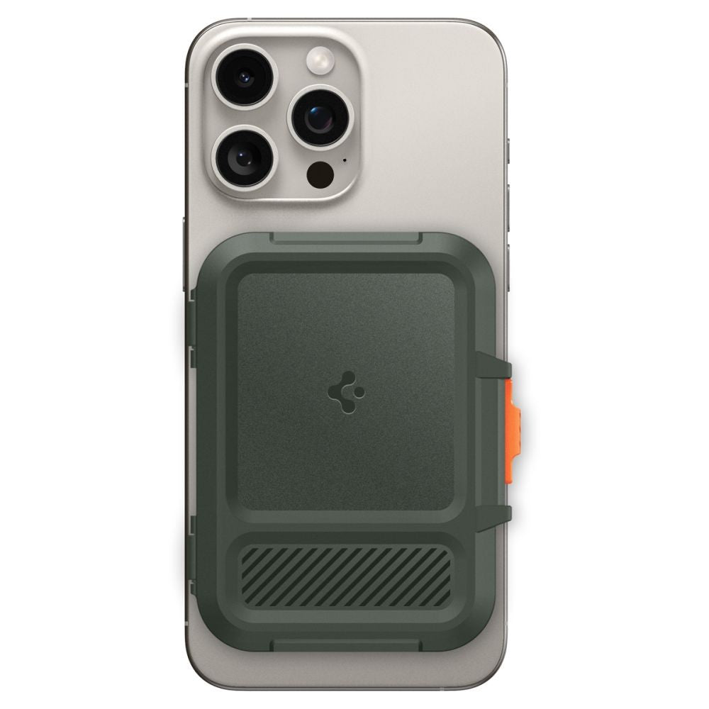 Lock Fit MagSafe Card Case Spigen Πράσινο | www.lightgear.gr