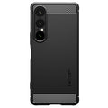 Rugged Armor Θήκη Spigen για Sony Xperia 1 VII Matte Black | www.lightgear.gr