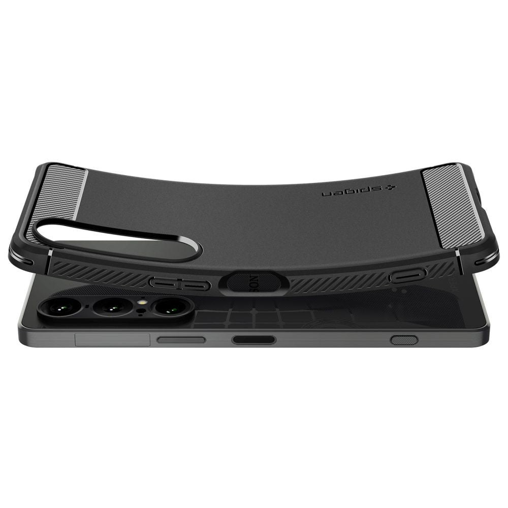 Rugged Armor Θήκη Spigen για Sony Xperia 1 VII Matte Black | www.lightgear.gr