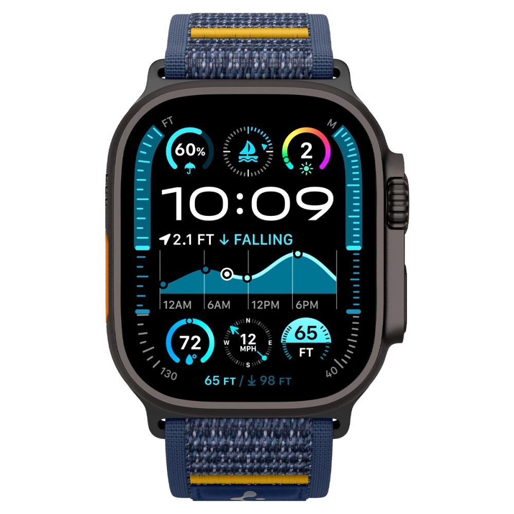 Athlex Air Strap Spigen για Apple Watch 44 / 45 / 46 / 49mm Navy Blue | www.lightgear.gr