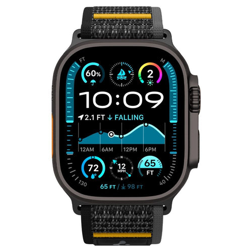 Athlex Air Strap Spigen για Apple Watch 44 / 45 / 46 / 49mm Μαύρο | www.lightgear.gr
