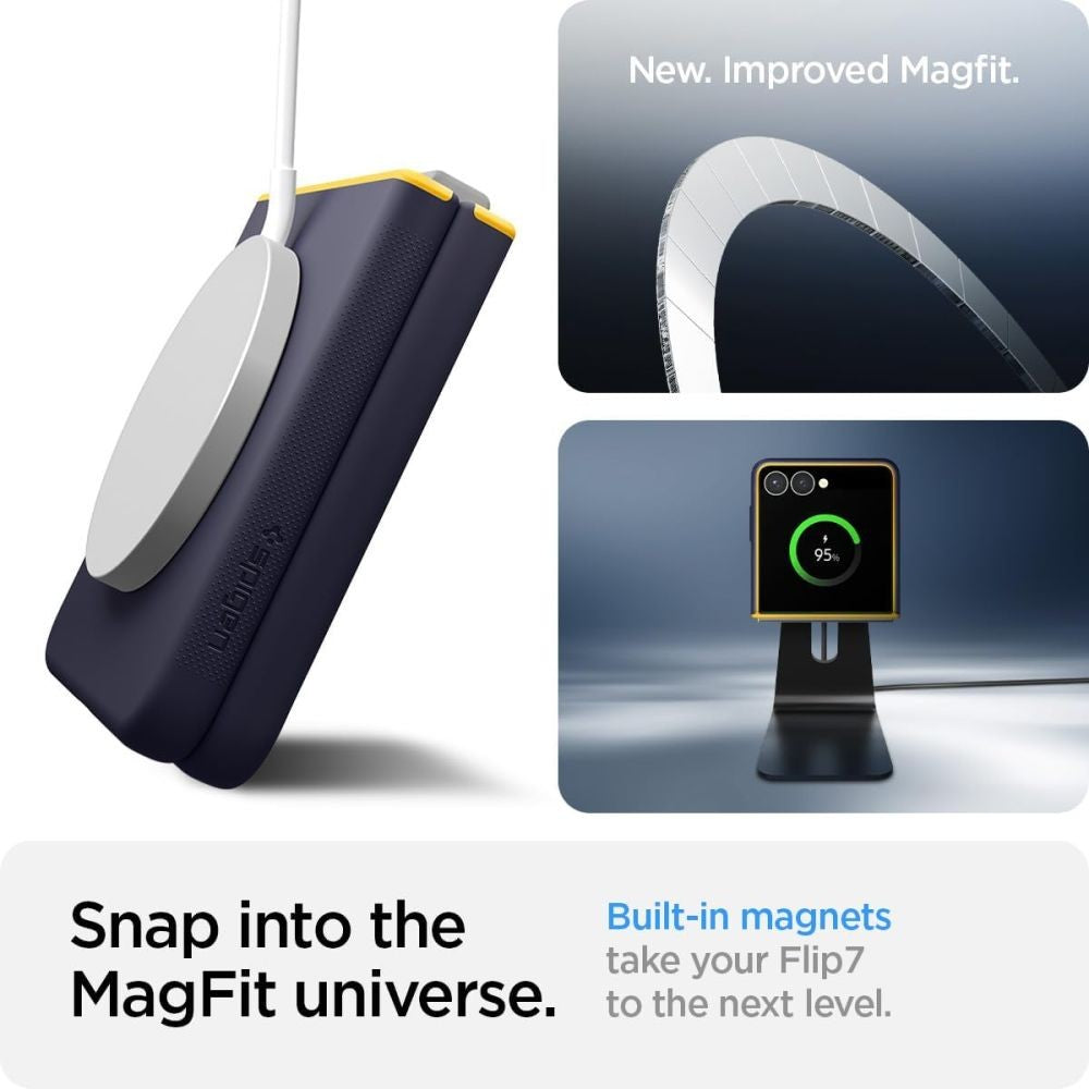 Θήκη Nano Pop Mag MagSafe για Samsung Galaxy Z Flip 7 Μπλε/Κίτρινο | www.lightgear.gr