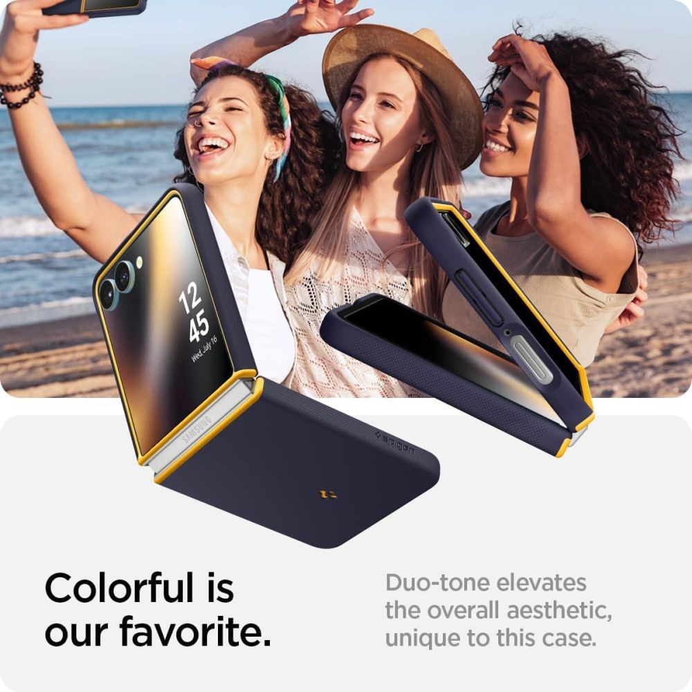 Θήκη Nano Pop Mag MagSafe για Samsung Galaxy Z Flip 7 Μπλε/Κίτρινο | www.lightgear.gr