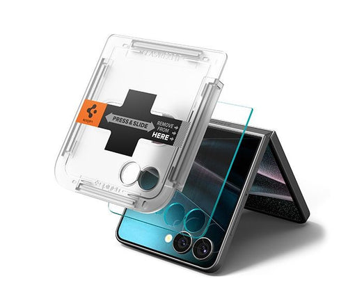 Tempered Glass Screen Protector Spigen Glas.TR EZ Fit HD για Samsung Galaxy Z Flip 7 Διάφανο | www.lightgear.gr