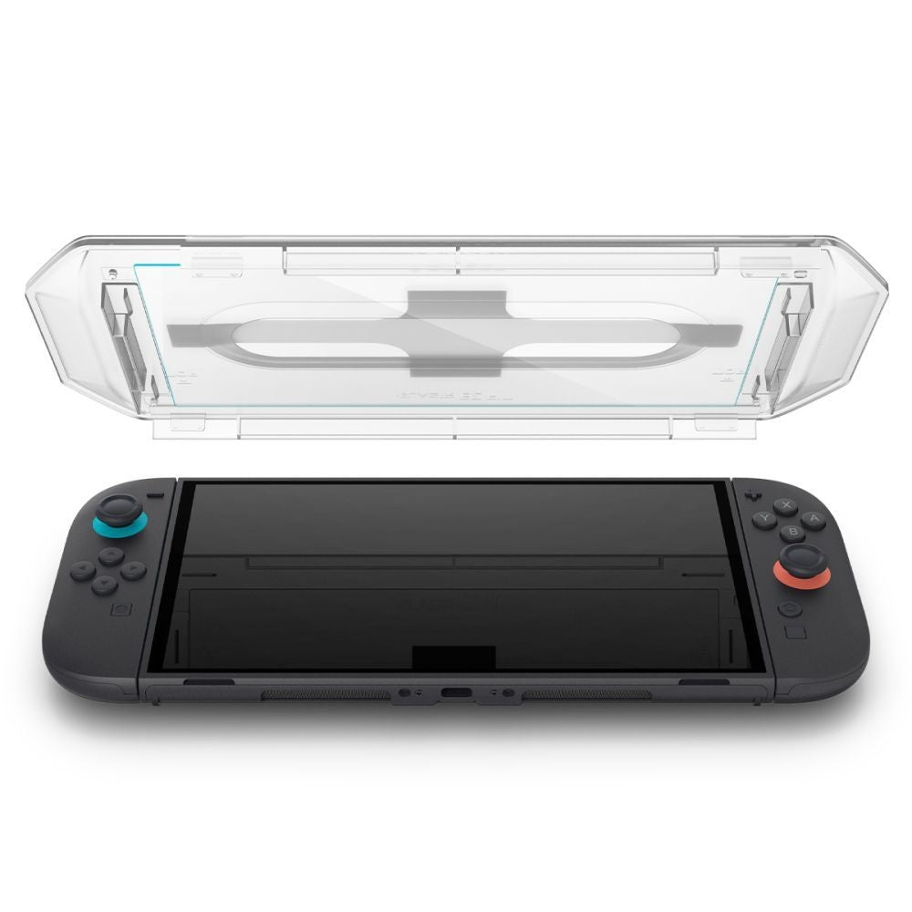 Tempered Glass Spigen Glas.Tr "EZ FIT" για Nintendo Switch 2 Διάφανο 2τεμ | www.lightgear.gr