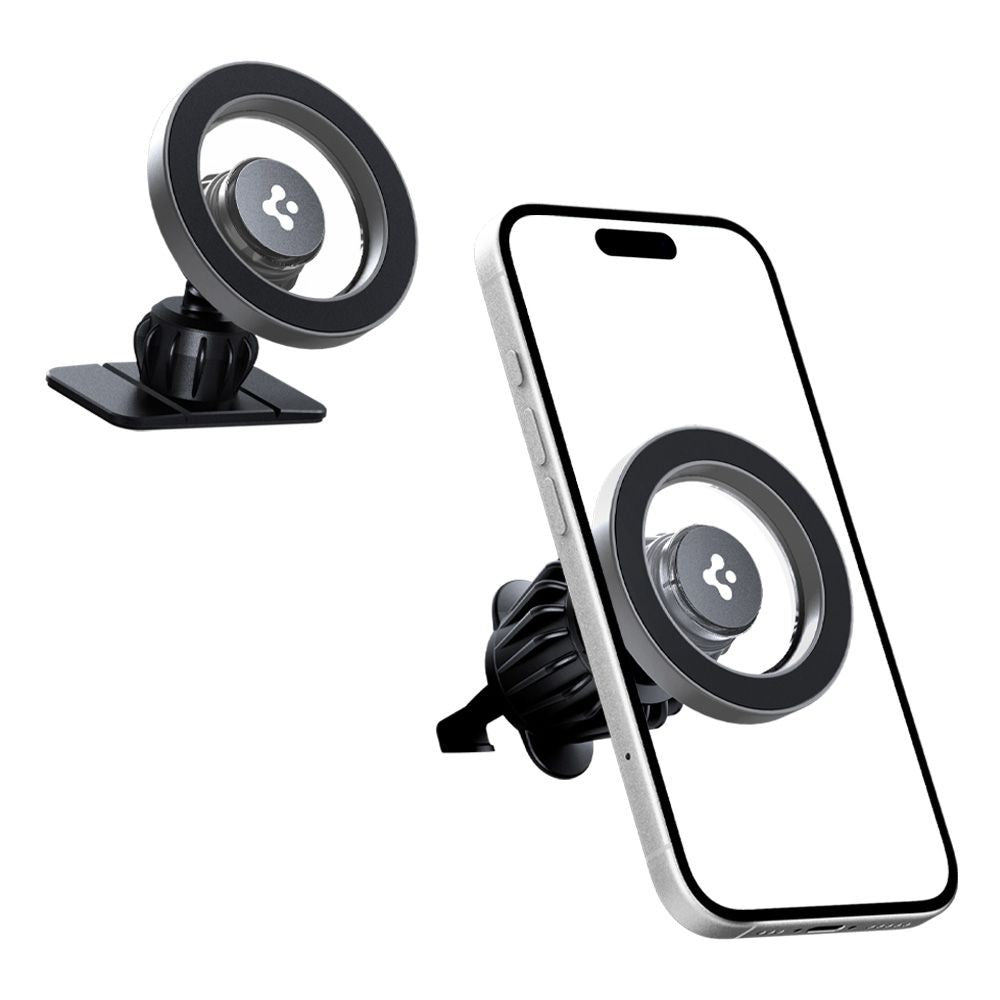 Βάση Κινητού MagSafe Car Spigen MFT13 για Cockpit ή Air Vent Ασημί | www.lightgear.gr