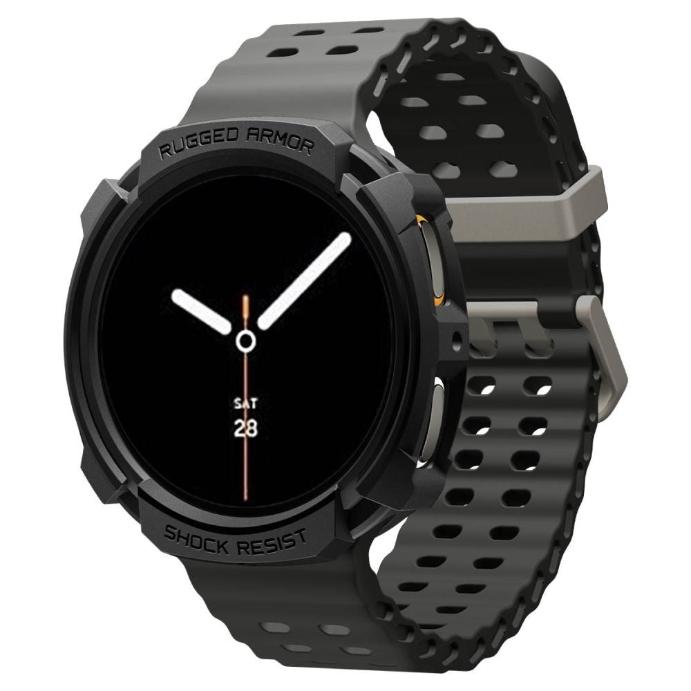 Rugged Armor Θήκη Spigen για Samsung Galaxy Watch 8 44mm Matte Black | www.lightgear.gr