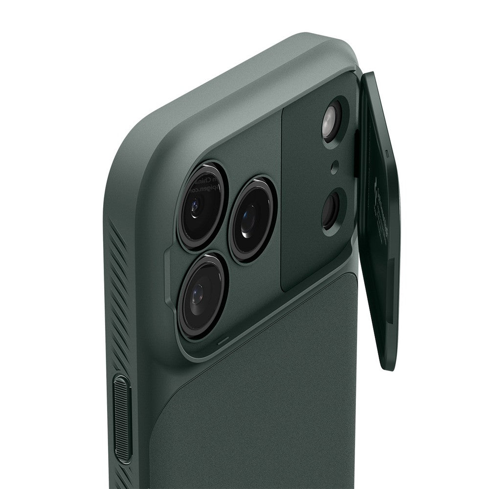 Θήκη Spigen Optik Armor MagSafe για iPhone 17 Pro Πράσινο | www.lightgear.gr