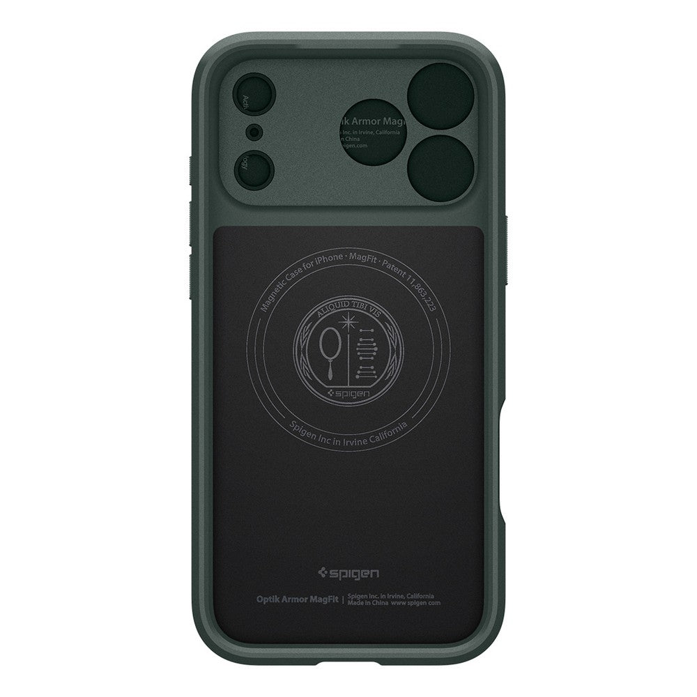 Θήκη Optik Armor MagSafe Spigen για iPhone 17 Pro Max Πράσινο | www.lightgear.gr