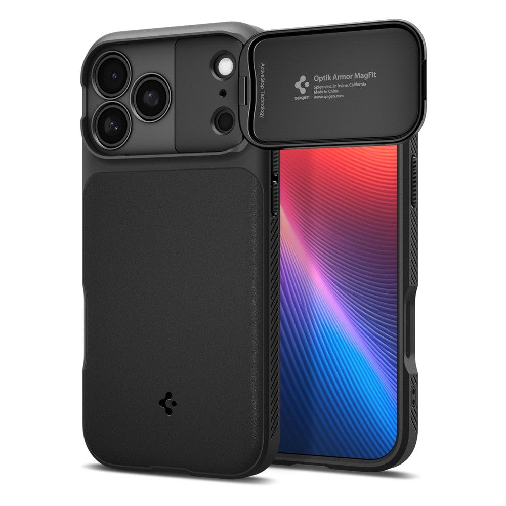 Θήκη Spigen Optik Armor MagSafe για iPhone 17 Pro Max Μαύρο | www.lightgear.gr