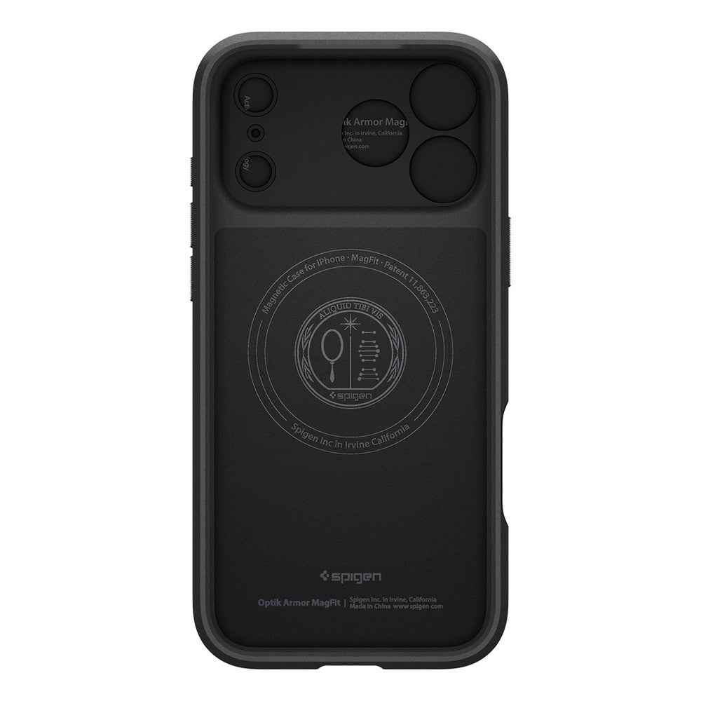 Θήκη Spigen Optik Armor MagSafe για iPhone 17 Pro Max Μαύρο | www.lightgear.gr