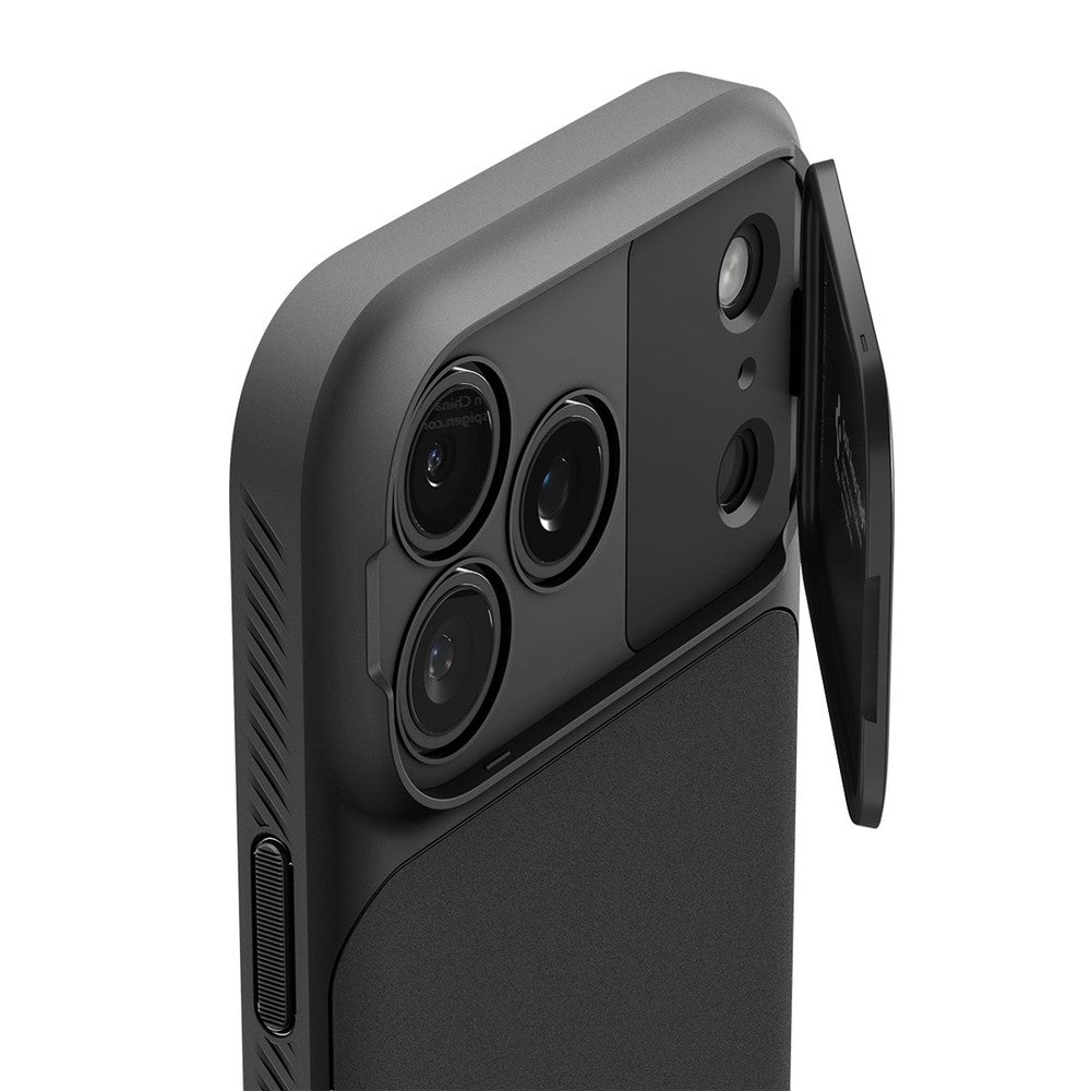 Θήκη Spigen Optik Armor MagSafe για iPhone 17 Pro Max Μαύρο | www.lightgear.gr
