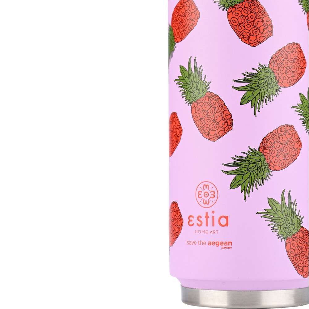Ανοξείδωτο Θερμός με Καλαμάκι Estia Save the Aegean 500ml | www.lightgear.gr