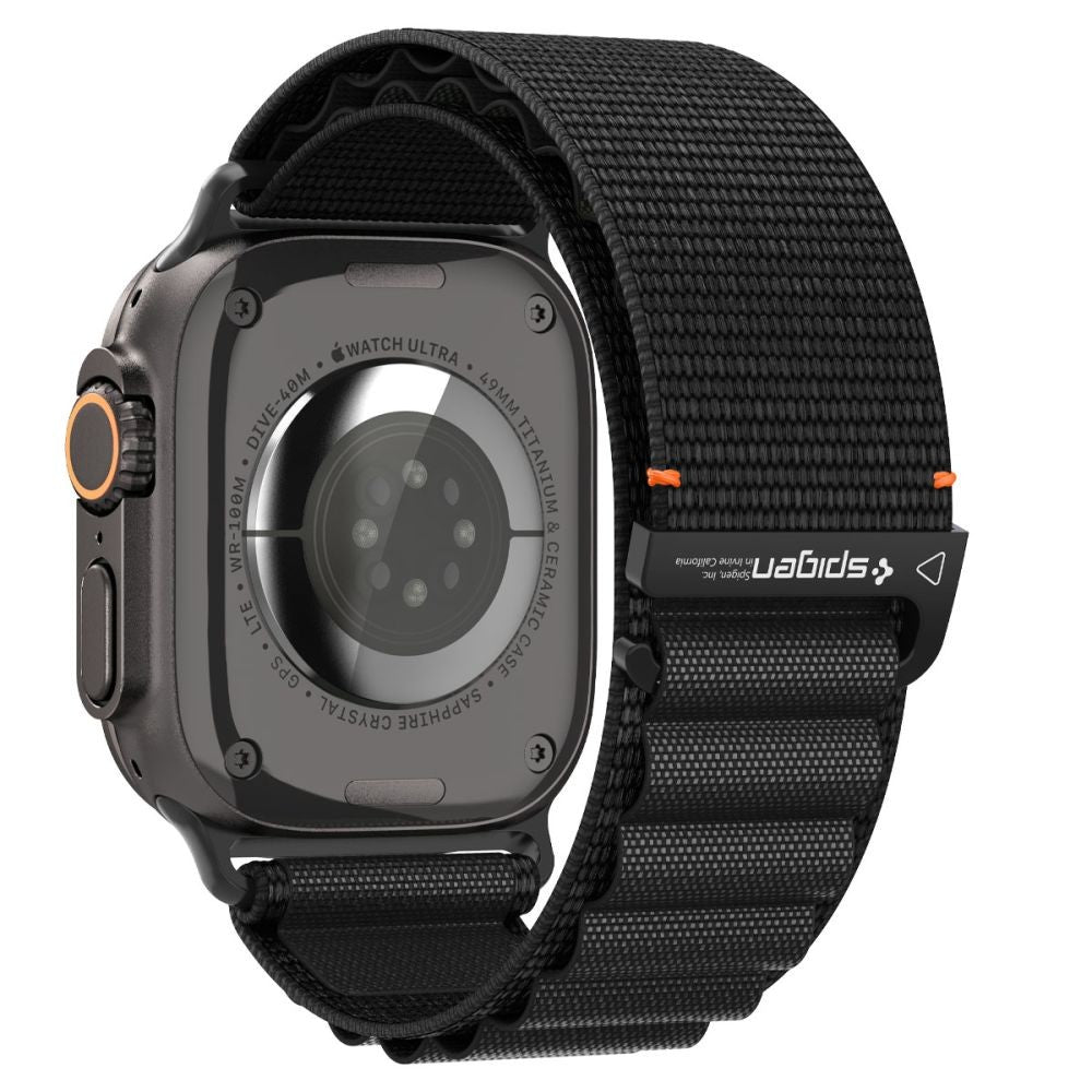Strap Spigen για Apple Watch 44 / 45 / 46 / 49mm Μαύρο | www.lightgear.gr