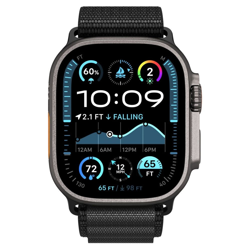 Strap Spigen για Apple Watch 44 / 45 / 46 / 49mm Μαύρο | www.lightgear.gr