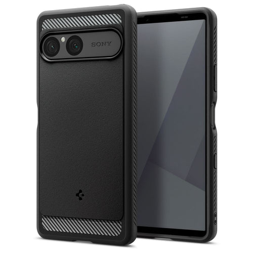 Rugged Armor Θήκη Spigen για Sony Xperia 10 VII Matte Black | www.lightgear.gr