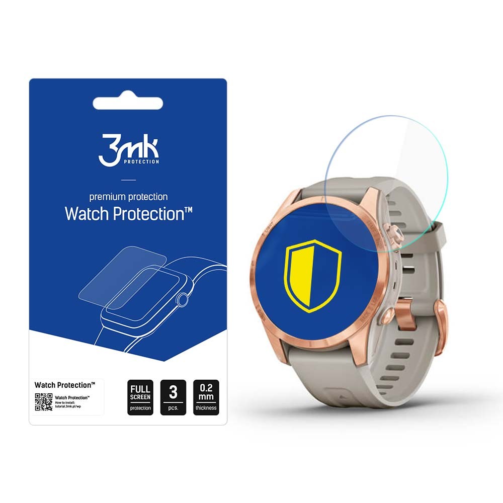 Watch Protection 3mk FlexibleGlass Lite για Garmin Fenix 7S Pro Solar | www.lightgear.gr