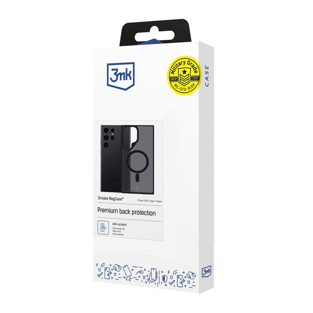 Smoke MagCase με MagSafe 3mk για Samsung Galaxy S24 Ultra Ημιδιαφανές | www.lightgear.gr