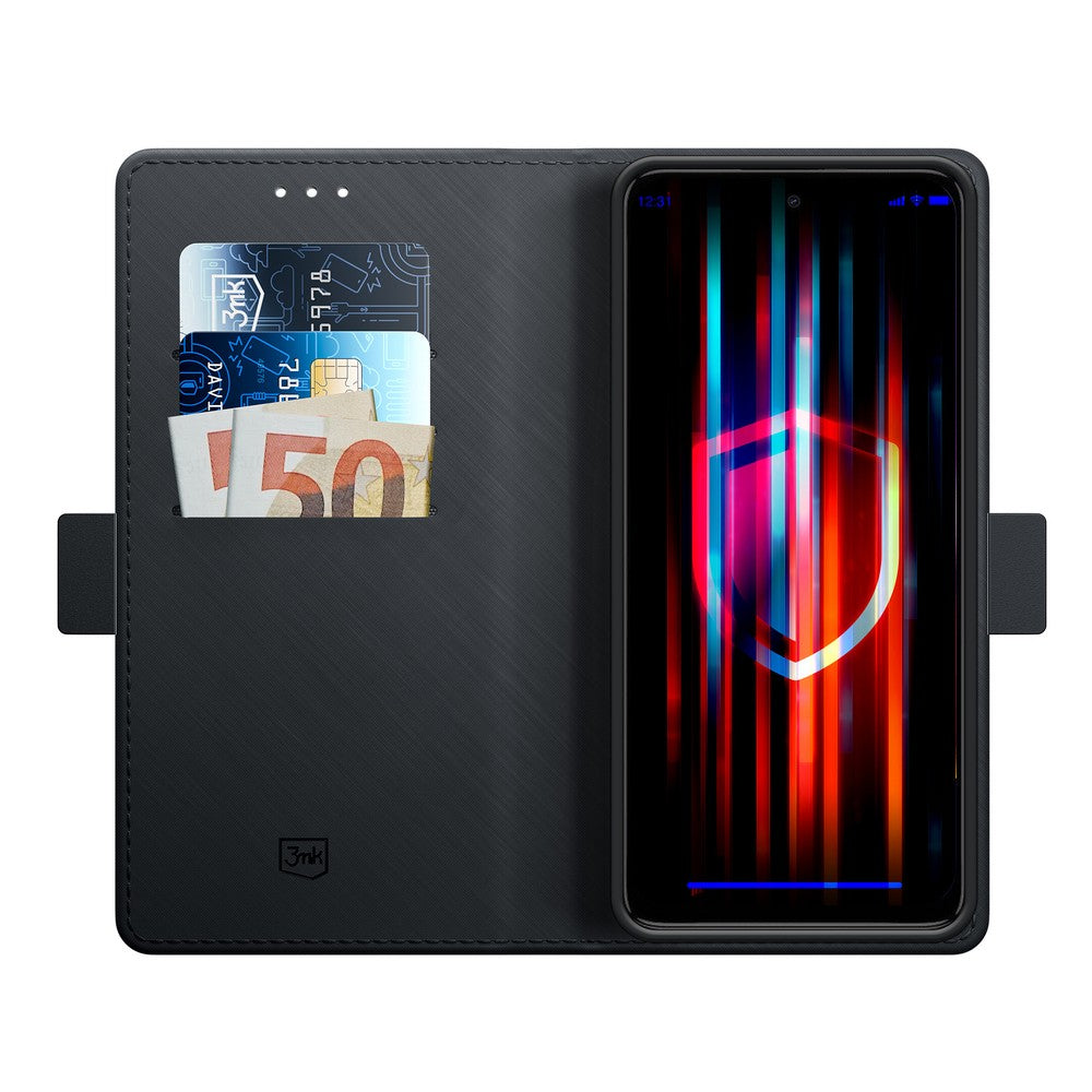 Wallet Case με Flip 3mk για Motorola Moto G54/Power Edition Μαύρο | www.lightgear.gr