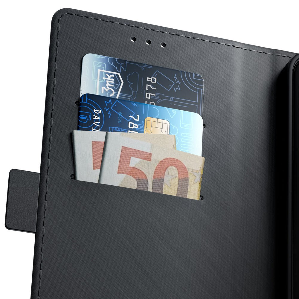 Wallet Case 3mk για Xiaomi Redmi 13C / Poco C65 Μαύρο | www.lightgear.gr