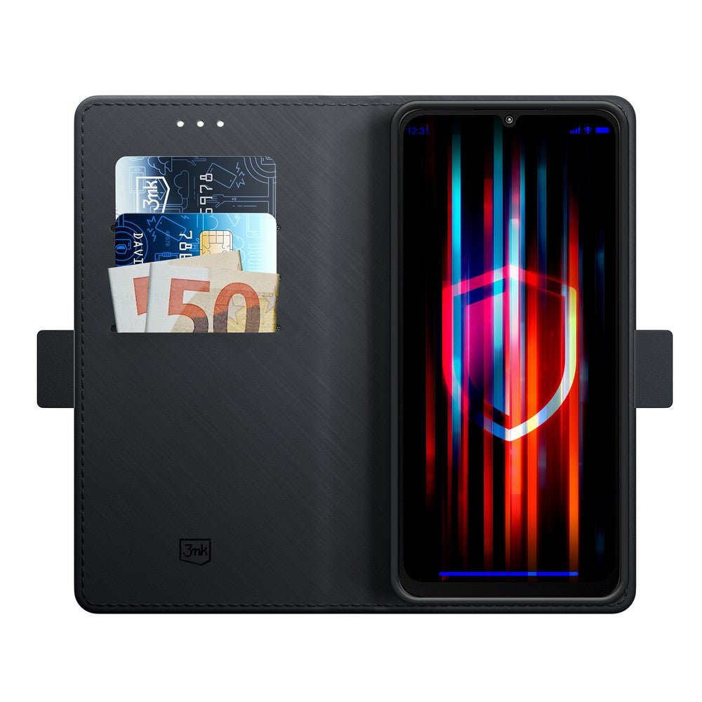 Wallet Case 3mk για Xiaomi Redmi 13C / Poco C65 Μαύρο | www.lightgear.gr