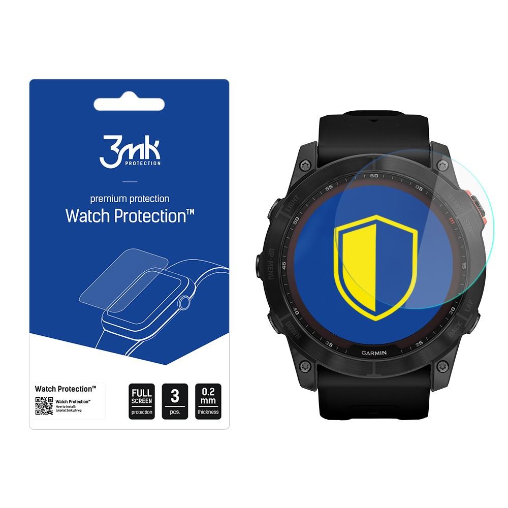 Tempered Glass 3mk FlexibleGlass για Garmin Fenix 7X (51mm) | www.lightgear.gr