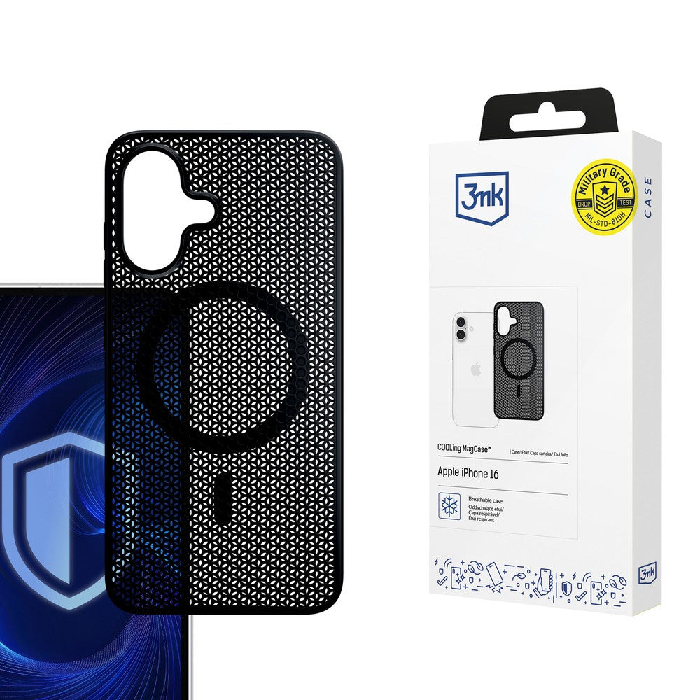 COOLing MagCase 3mk για iPhone 16 Plus Μαύρο | www.lightgear.gr