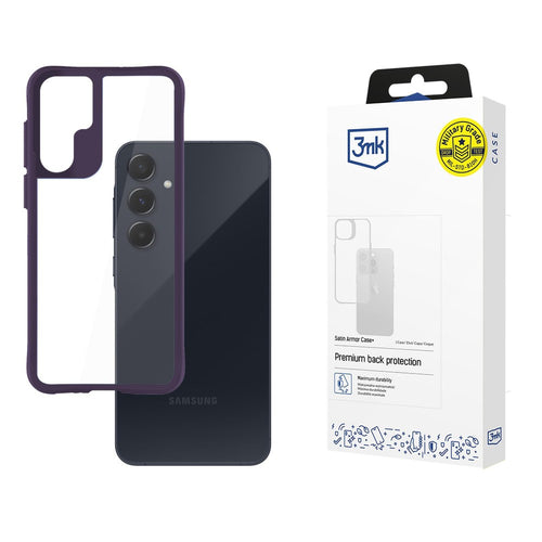 Satin Armor Case+ 3mk για Samsung Galaxy A55 5G Μωβ Διάφανο | www.lightgear.gr