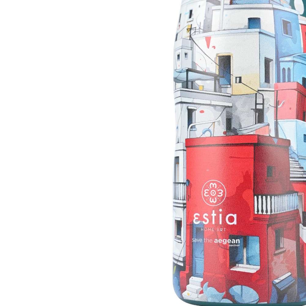 Ανοξείδωτο Μπουκάλι Θερμός Estia Save the Aegean 500ml | www.lightgear.gr
