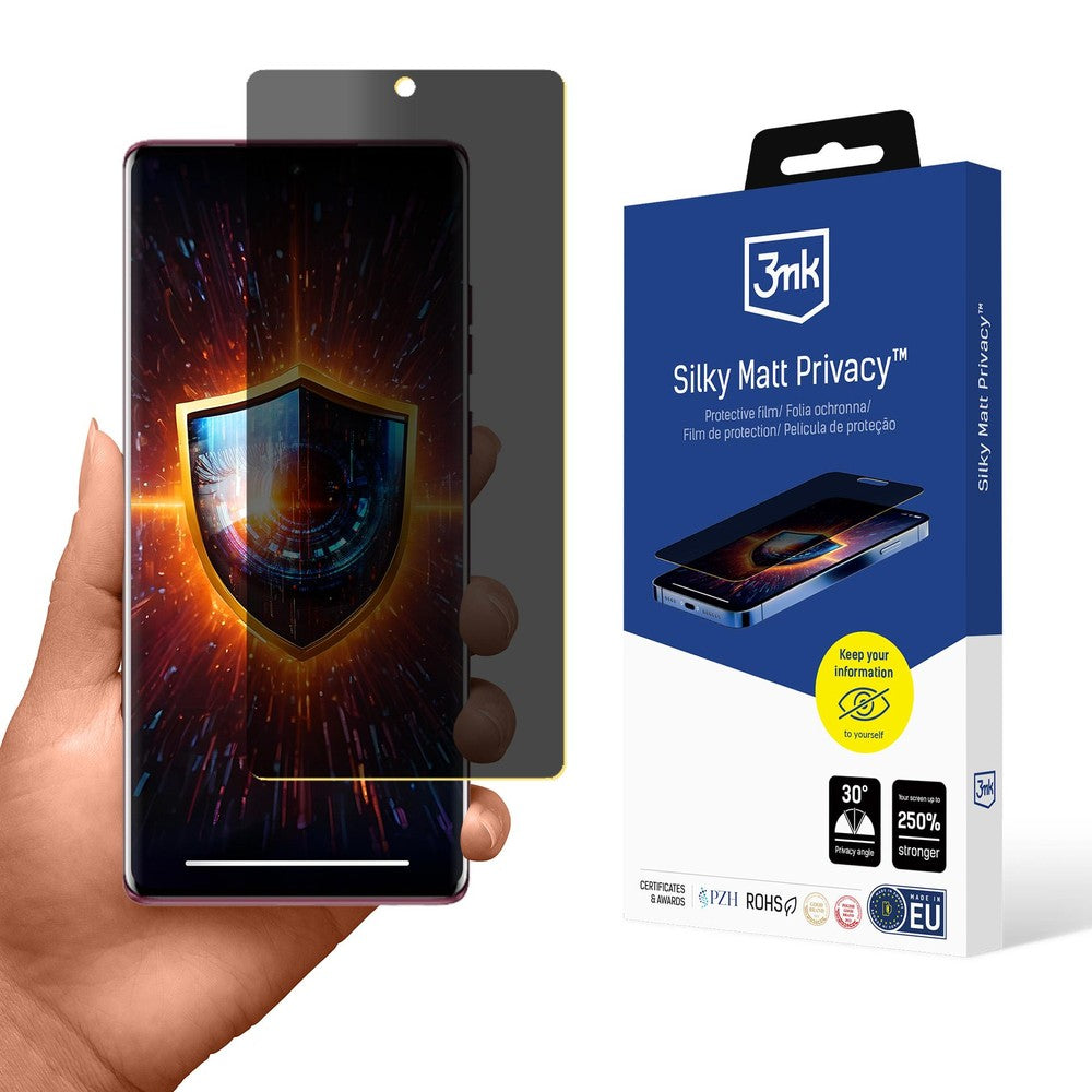 Silky Matt Privacy Screen Protector 3mk για Motorola Edge 50 Fusion | www.lightgear.gr