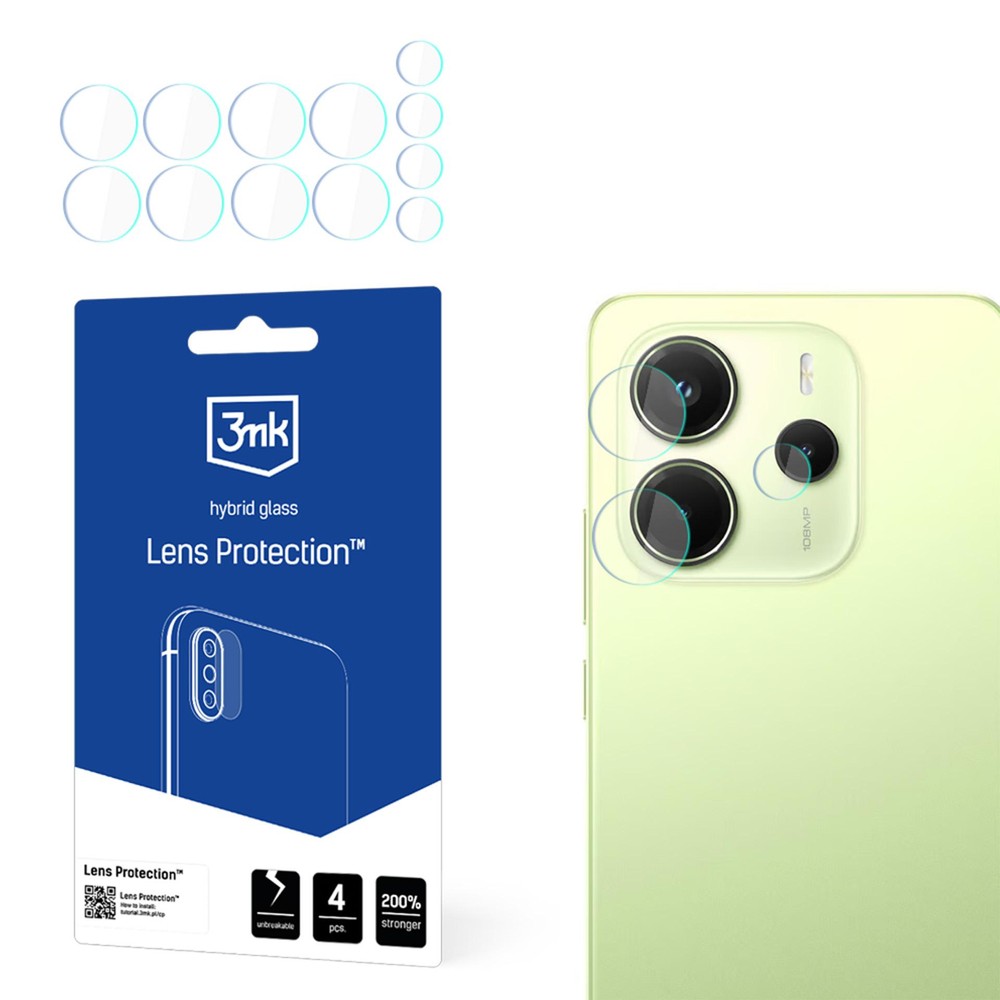 Lens Protection Camera Glass 3mk για Xiaomi Redmi Note 14 4G | www.lightgear.gr