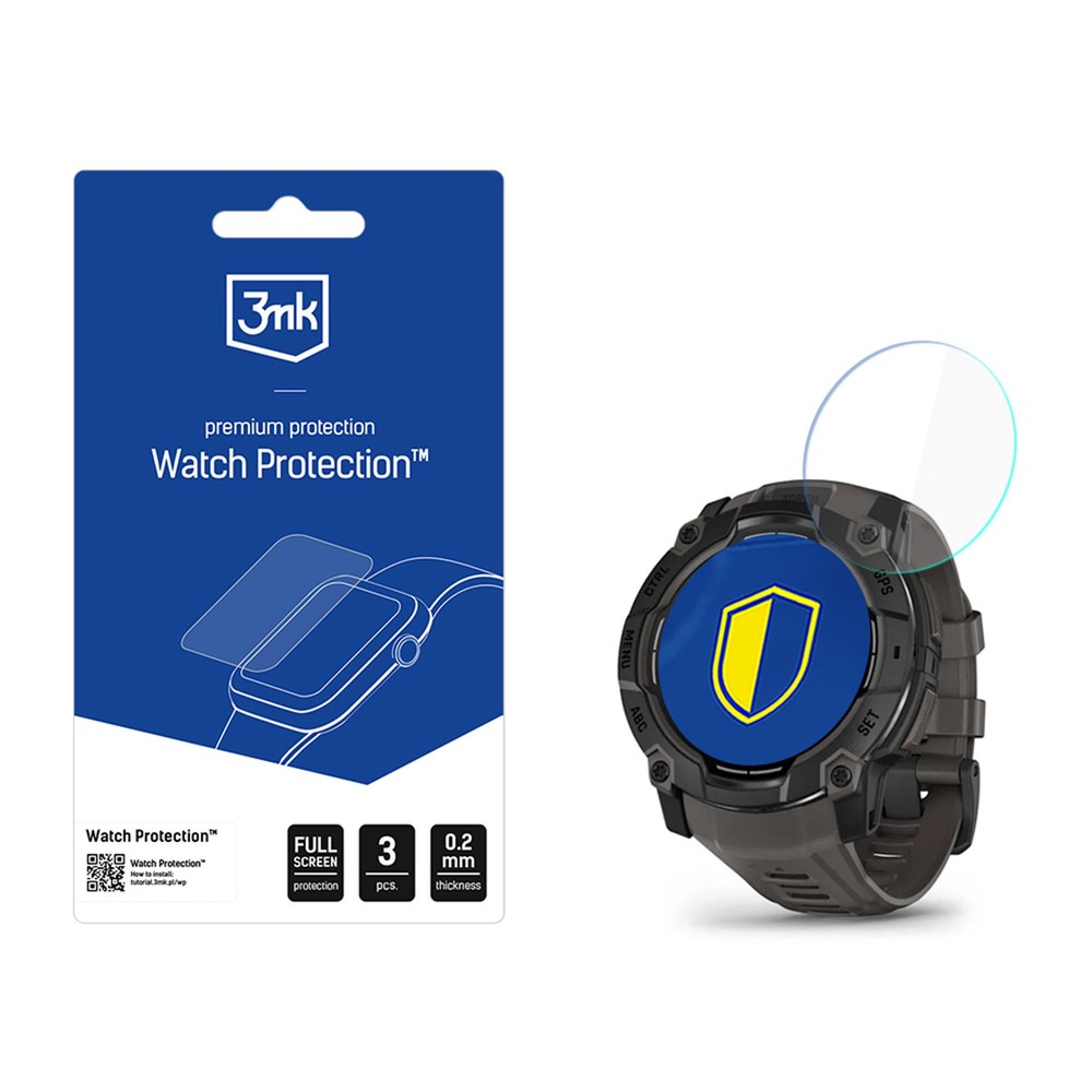 Screen Protector 3mk FlexibleGlass για Garmin Instinct 3 50mm (Amoled, Solar) | www.lightgear.gr
