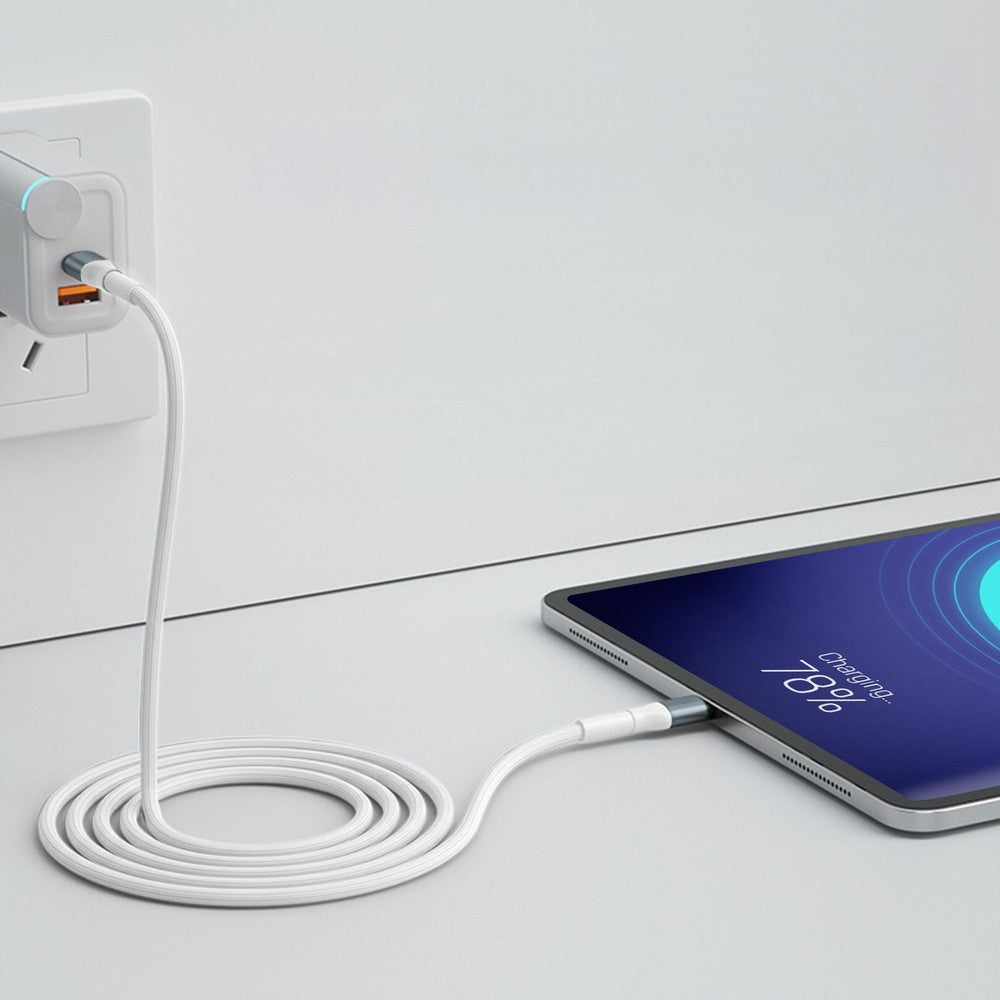 Hyper Cable N-Series USB-C/USB-C 1m 20V/3A 60W 3mk Λευκό | www.lightgear.gr