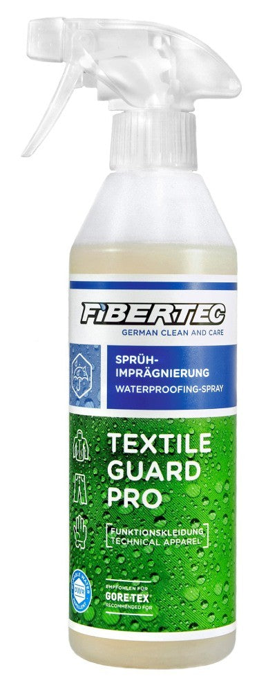 Σπρέι Αδιαβροχοποίησης Ρούχων Fibertec Textile Guard Pro 500ml | www.lightgear.gr