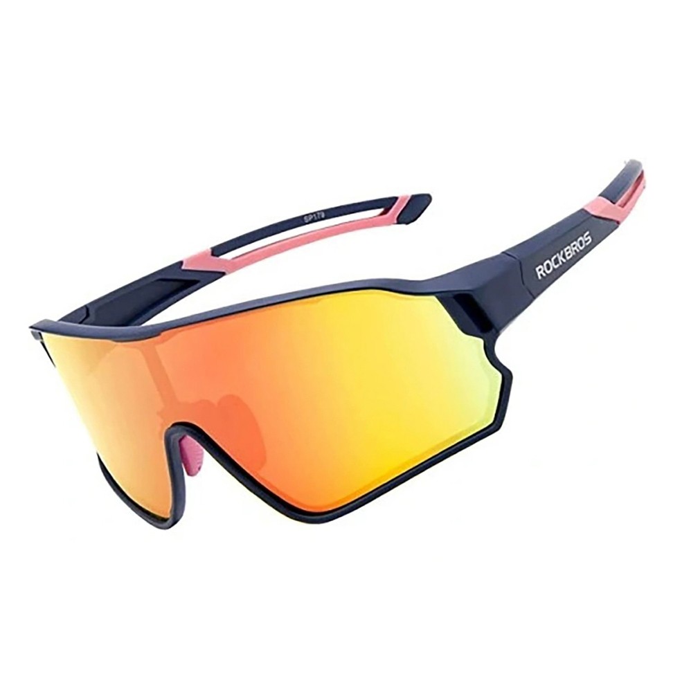 Γυαλιά Ποδηλασίας Polarized Rockbros 10134PL Μπλε-Ροζ | www.lightgear.gr