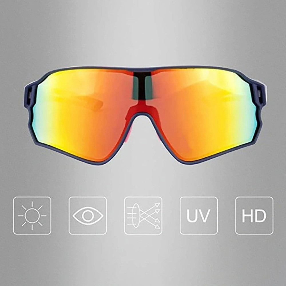 Γυαλιά Ποδηλασίας Polarized Rockbros 10134PL Μπλε-Ροζ | www.lightgear.gr