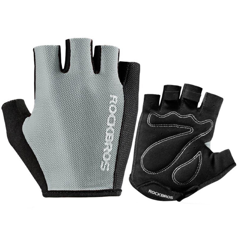 Γάντια Ποδηλασίας Rockbros Γκρι | www.lightgear.gr