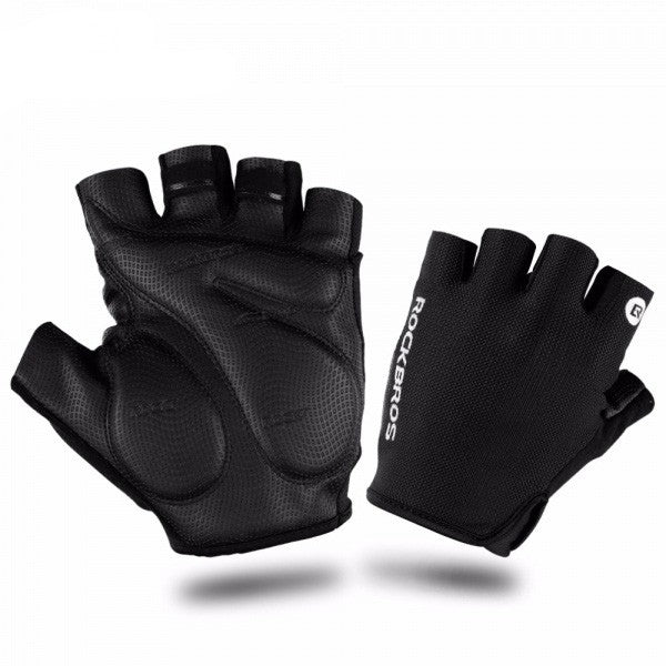 Γάντια Ποδηλασίας Rockbros Μαύρο | www.lightgear.gr