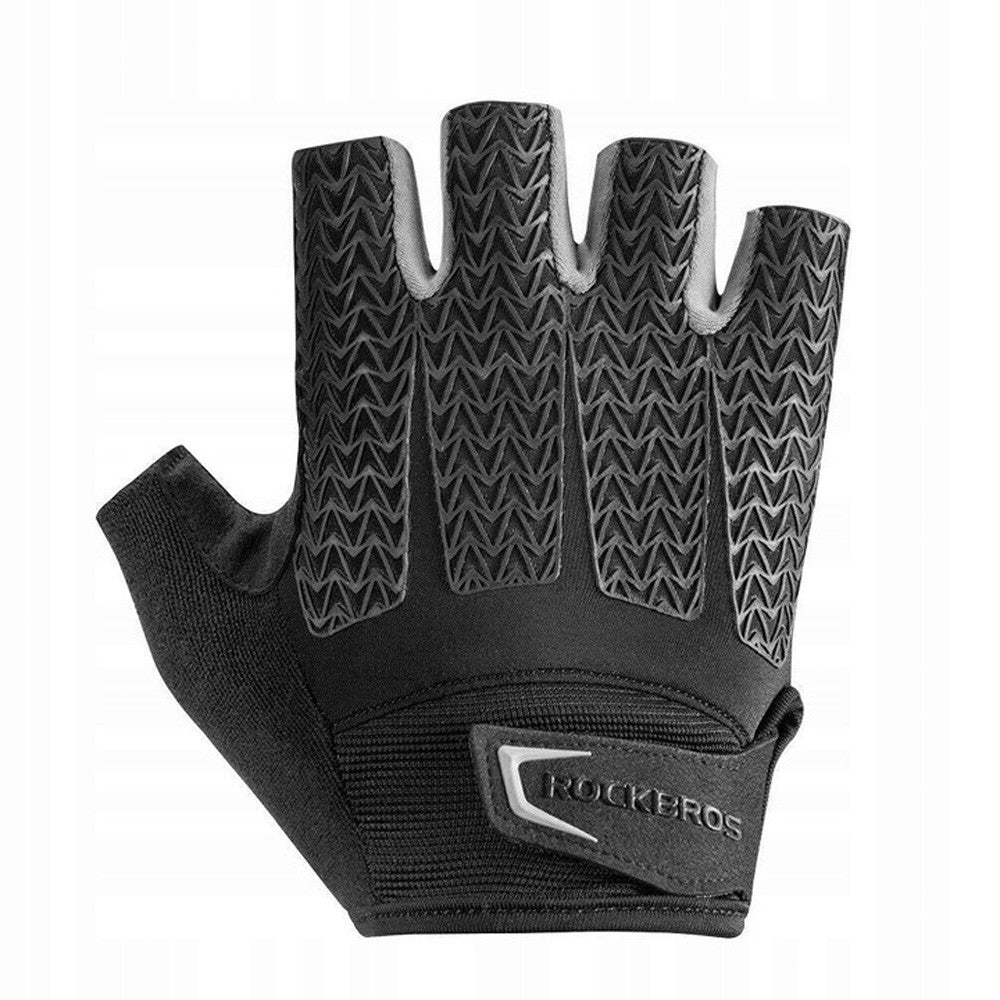 Γάντια Ποδηλασίας Rockbros με Gel Ενισχύσεις Γκρι | www.lightgear.gr