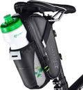 Αδιάβροχη Τσάντα Ποδηλάτου Rockbros C7-1 με Saddle Mounting 1.5lt Μαύρη | www.lightgear.gr