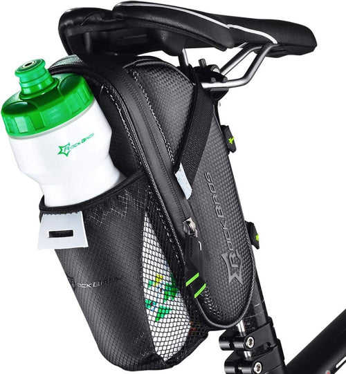 Αδιάβροχη Τσάντα Ποδηλάτου Rockbros C7-1 με Saddle Mounting 1.5lt Μαύρη | www.lightgear.gr