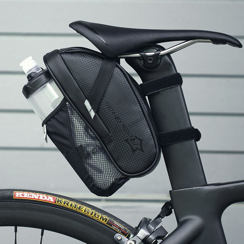 Αδιάβροχη Τσάντα Ποδηλάτου Rockbros C7-1 με Saddle Mounting 1.5lt Μαύρη | www.lightgear.gr