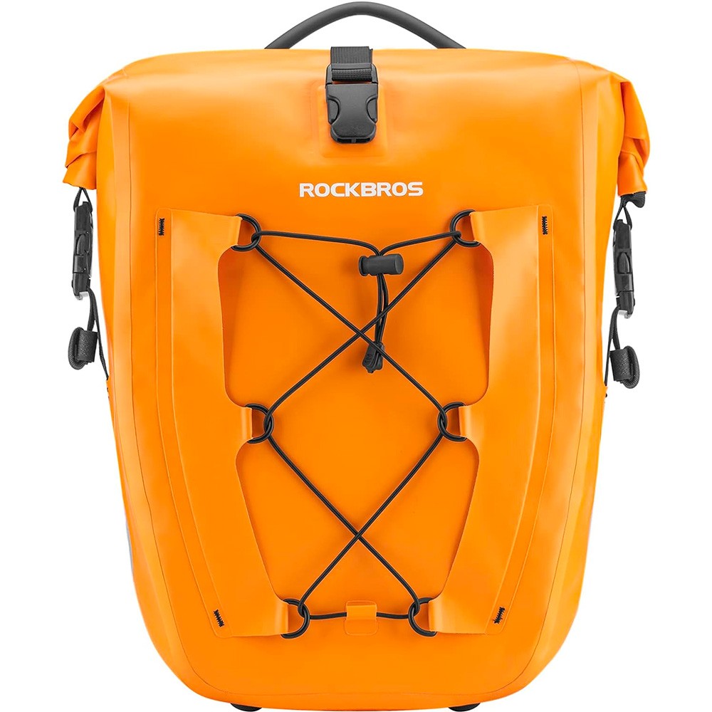Αδιάβροχη Τσάντα Ποδηλάτου Rockbros 30140022003 για Trunk Πορτοκαλί | www.lightgear.gr