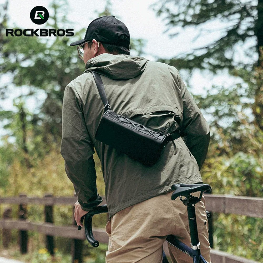Τσαντάκι Τιμονιού Rockbros 30110030001 Μαύρο | www.lightgear.gr