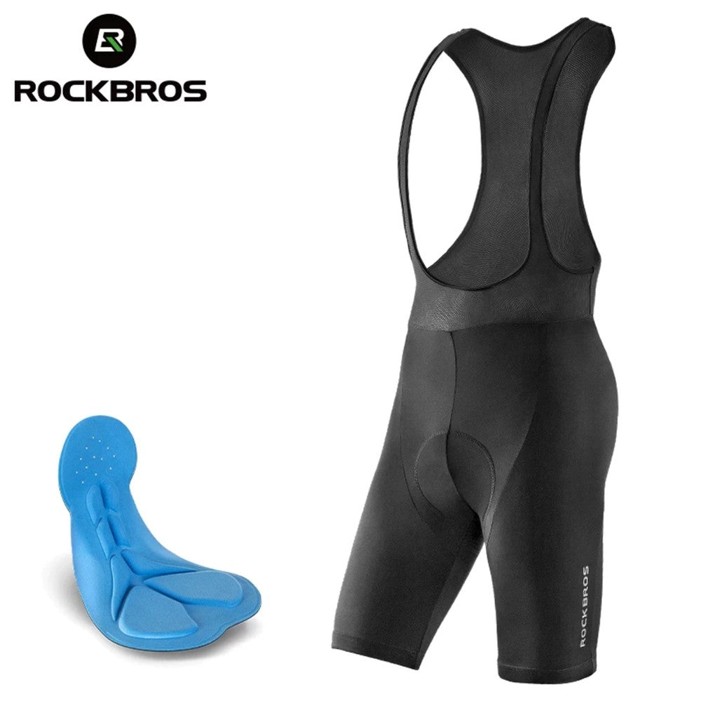 Φόρμα Ποδηλασίας Rockbros με Pad Μαύρο | www.lightgear.gr
