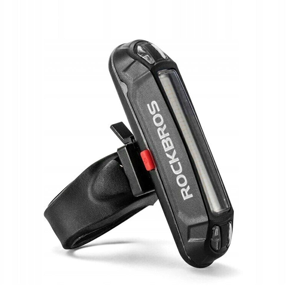Πίσω Φως Ποδηλάτου Rockbros A54BK + Καλώδιο Micro USB - USB-A Μαύρο | www.lightgear.gr