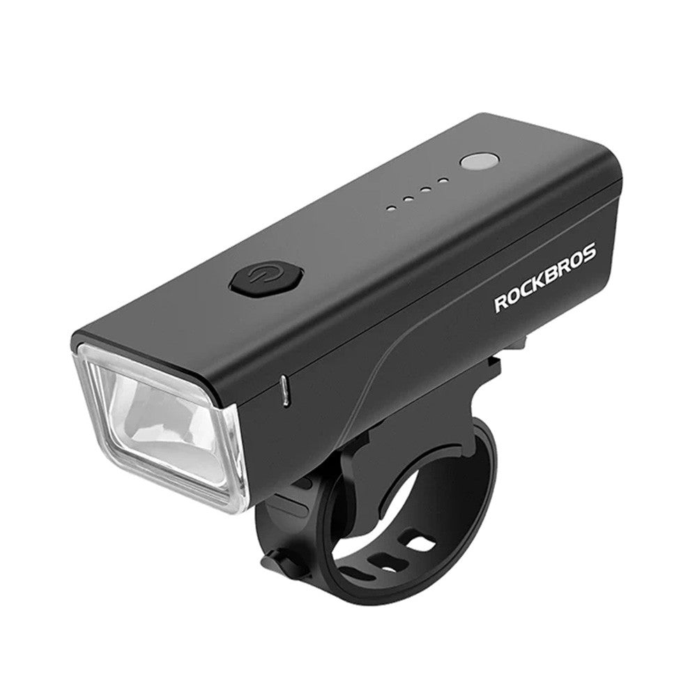 Μπροστινό Φως Ποδηλάτου Rockbros 24510003001 260lm με USB-C σε USB-A Καλώδιο Μαύρο | www.lightgear.gr