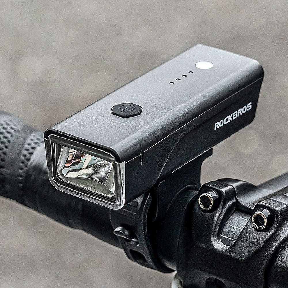 Μπροστινό Φως Ποδηλάτου Rockbros 24510003001 260lm με USB-C σε USB-A Καλώδιο Μαύρο | www.lightgear.gr